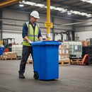 Heavy Duty 360 Litre Wheelie Bin for Spill Response and Recycling