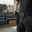 Premium Adjustable Anti-Scratch Waist Belt with Rubberized Buckle and Durable Stretch Fabric