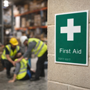 Braille First Aid Sign – 150mm x 225mm – 1.5mm PVC – Indoor Use