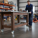 75mm Fixed Plate Castor with White Nylon Wheel - 100Kg Capacity