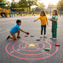 Premium Playground Target Game for Skill Development - Fun Math and Coordination Learning Activity
