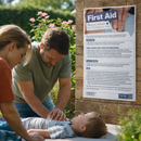 First Aid Resuscitation Poster – 420mm x 594mm – Synthetic Paper – Indoor/Outdoor Use