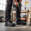 Premium Lightweight Safety Shoe with Aluminium Toe Protector and Slip-Resistant Sole for Comfort in Logistics and Warehousing