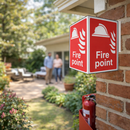 Fire Point Projecting Sign – Indoor/Outdoor Safety