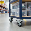 100mm Professional Braked Swivel Bolt Hole Castor Anti-Static