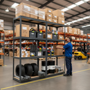 Premium Heavy Duty Shelving - 1600mm High - 200kg Capacity - Grey