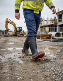 Premium Full Safety Wellington Boot with Steel Toe Cap and Waterproof Design for Industrial Use