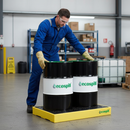 Premium 2 Drum Bunded Workfloor for Secure Storage