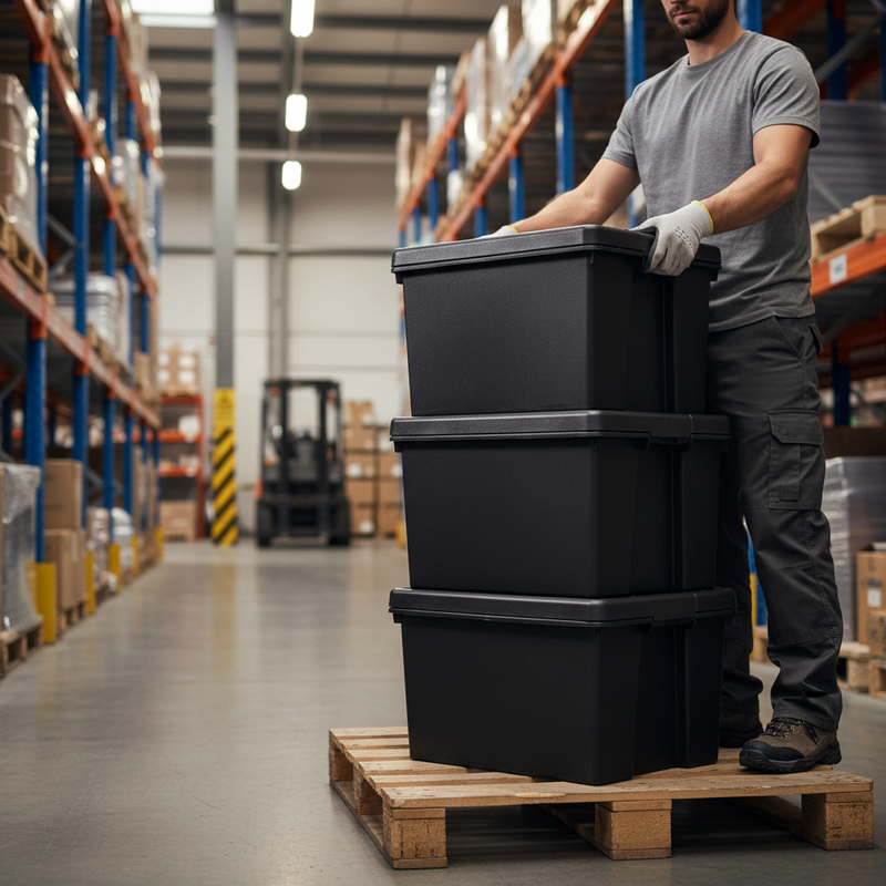 Heavy Duty Recycled Storage Boxes - Ideal for All Uses