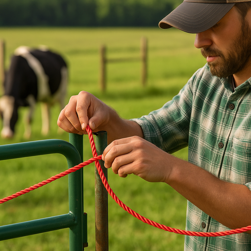 6mm Red Polypropylene Rope – Heavy-Duty, Weatherproof & Ultra-Versatile (75m Mini Coil)