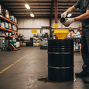 Premium 61cm Diameter Heavy Duty Drum Funnel with Hinged Lid