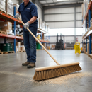 Premium 610mm Industrial Soft Broom with Eco-Friendly Synthetic Coco Fill for Effective Sweeping in Dusty Environments