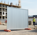 Premium Heavy Duty Steel Site Hoarding Panel 2.15m Wide x 2m High for Temporary Fencing Solutions