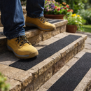 Non Slip Adhesive Backed Stair Treads – 150mm x 610mm – Coarse Surface – Indoor/Outdoor Use