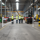 Premium Adjustable Swivel Barrier with Extendable Boom for Temporary Access and Maintenance Work