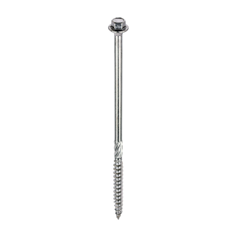 Timber Frame Construction & Landscaping Screws - Hex - A4 Stainless Steel - 6.7 x 150