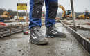 Premium Lightweight Safety Boot with Aluminium Toe Protection, Water-Repellant Leather Upper, and PU Sole for Industrial Work