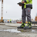 Premium High-Performance Safety Boot with Composite Toe, Water-Repellant Leather, and Shock-Absorbing Sole for Ankle Support