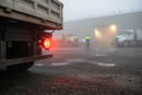 Premium Heavy Duty Fog Light for Forklifts - 140mm Length, 49mm Height, Reliable Electrical Performance