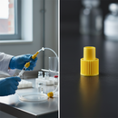 Premium Protective Caps for Luer Slip Syringes - Yellow Color, Box of 100 for Safe Storage
