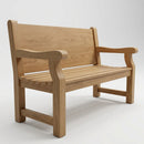 Two Seater Garden Bench - Timber Construction (view 2)