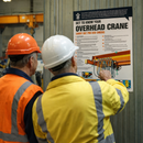 Overhead Crane Inspection Poster – 420mm x 594mm – Synthetic Paper – Industrial Use