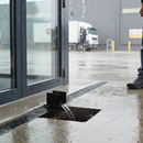 Professional PVC Threshold Drainage Channel Connector with Outlet - Low Profile and Standard Profile Options for Secure Connections