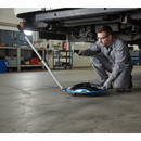 Premium Vision Inspection Mirror with Castor Wheels and Telescopic Handle for Vehicle Checkpoints