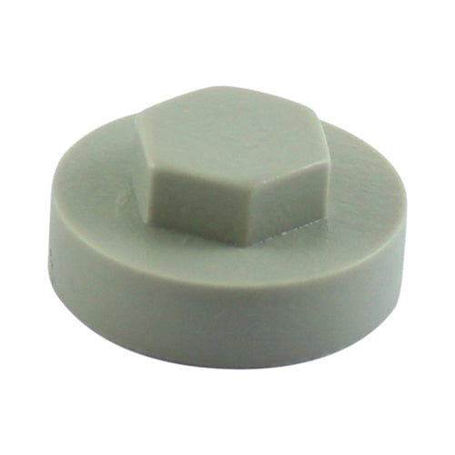 Hex Head Cover Caps - Goosewing Grey - 16mm