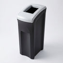 82 Litre Midi Recycling Bin with Open Top – Slimline MDPE (view 2)