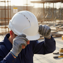 Professional Mid-Peak Non-Vented Safety Helmet with Slip Ratchet Adjustment for Enhanced Comfort and Protection