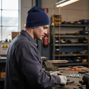Premium Fine Knit Beanie Hat with Polyester Fleece Lining for Comfort and Warmth
