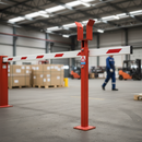 Professional Manual Arm Barrier Support Post with Galvanised Finish and Custom Colour Options for Secure Installation