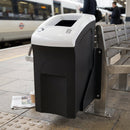 55-litre open-top recycling bin, compact MDPE