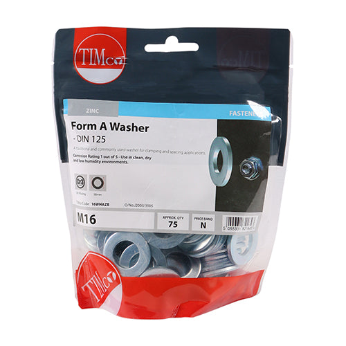 Form A Washers - Zinc - M16