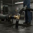 Premium Suction Coupling with Hose Tail - Brass, Aluminium, and Stainless Options for Water and Powder Transfer