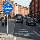 Professional Buses, Cycles and Taxis Only Post Mount Sign - Custom Sizes Available