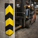 Rubber Corner Protectors – Black & Yellow – Durable Impact Protection – Industrial Use