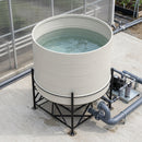 10,000 Litre Cone Tank, 30° Angle, Open Top, UV Polyethylene