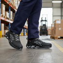 Premium Trainer-Style Safety Shoe with Shock-Arresting Heel Support and Airtoe Aluminium Toe Protection