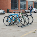 Premium Single Sided Bicycle Rack for 2 to 6 Cycles - Durable Hot-Dip Galvanised Steel Construction