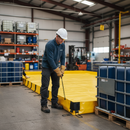 Premium Fuel and Chemical Spill Containment with Support Structures