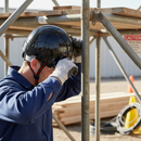 Premium Micro Peak Wheel Ratchet Safety Helmet with Vented Design
