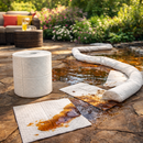 Oil Absorbent Rolls – White – High Loft Construction – Outdoor Use