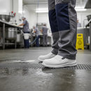 Premium Lace-Free Safety Shoe with Composite Toe Protector and Anti-Slip Sole for Comfort in Catering and Healthcare