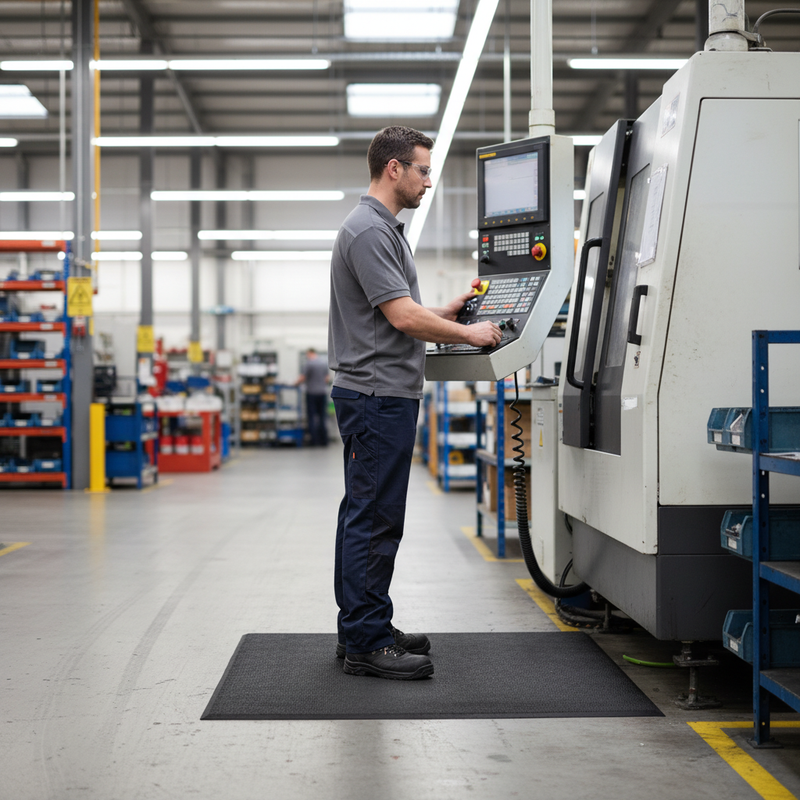 Premium Dual Layer Anti-Fatigue Mat - Non-Slip Surface for Comfort