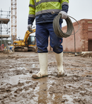 Premium Non-Safety Wellington Boots - 100% Waterproof, Oil Resistant Outsole, Chemical Resistant for Light-Duty Use