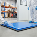 Premium Sticky Step Peelable Plastic Hygiene Matting - 4 Pack with Antimicrobial Properties for Dust Control in Clean Rooms and Laboratories