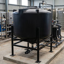 1000 litre 30° cone tank, UV polyethylene, 2in drain