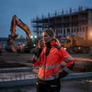 Premium Women's Hi-Visibility Softshell Jacket with Waterproof Fabric and Adjustable Hood for Enhanced Safety and Comfort